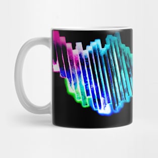 Neon Lights in Ice Mug